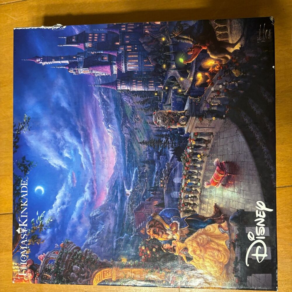 Disney Thomas Kinkade Beauty and the Beast 750 Piece Puzzle Ceaco